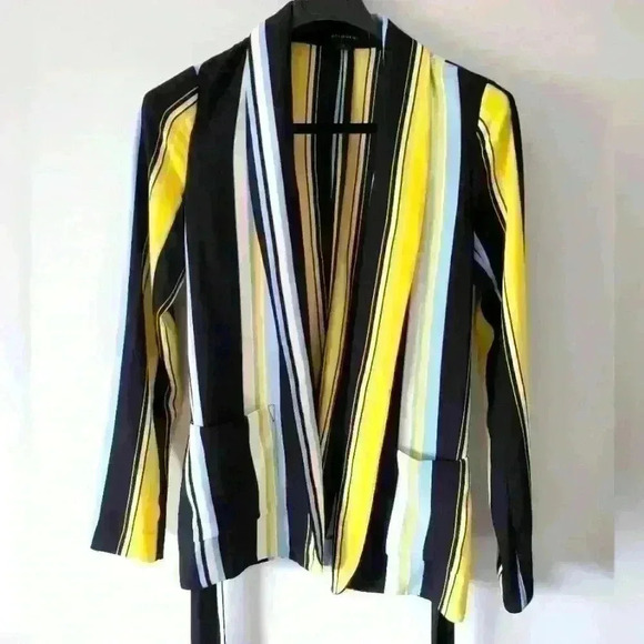 HALOGEN striped blazer  size small - Picture 2 of 6